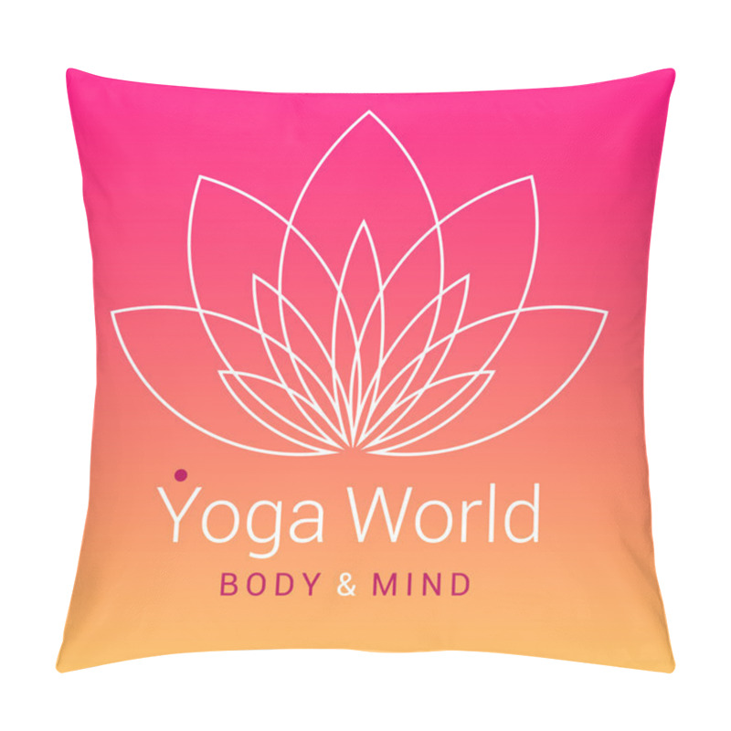 Personality  Lotus Flower As Symbol Of Yoga Pillow Covers