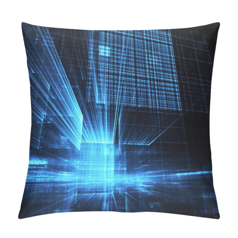 Personality  Abstract Technology Illustration Pillow Covers