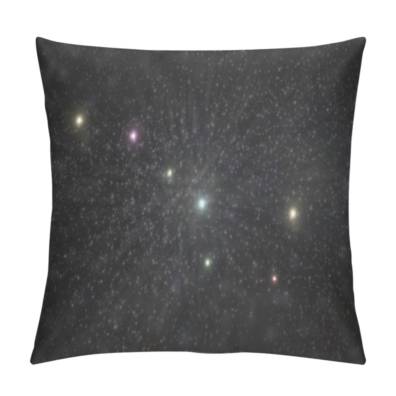 Personality  Big Dipper Constellation 3D Illustration Pillow Covers