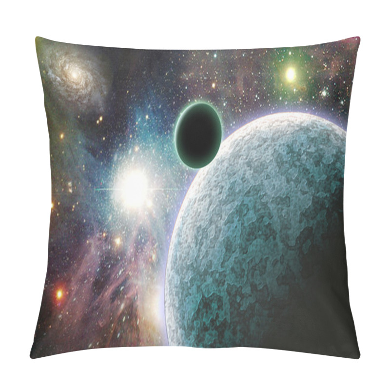 Personality  Planets In Space Pillow Covers