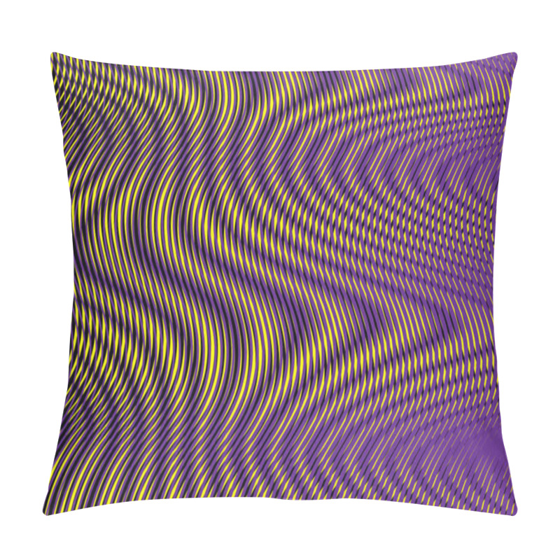 Personality  Vector Abstract Background With Gradient And Moire Effect. Pillow Covers