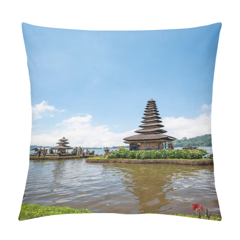 Personality  Pura Ulun Danu Bratan Temple In Bali Pillow Covers