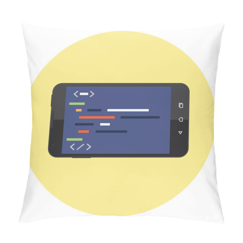 Personality  Mobile Coding Screen Pillow Covers