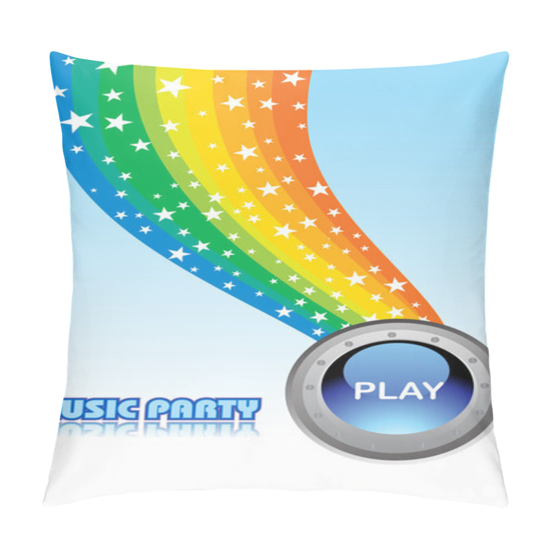 Personality  Music Party Background Pillow Covers