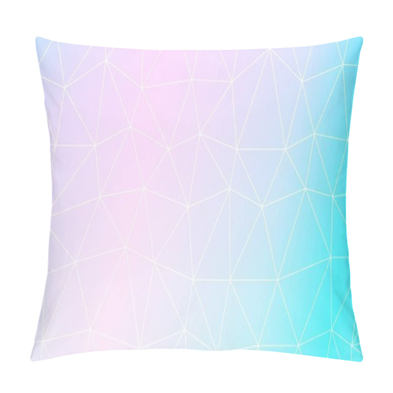 Personality  Abstract Polygonal Pattern With Triangles Template. Design For Flyer, Wallpaper, Presentation, Paper. Vector Illustration. Creative Gradient Color. Pillow Covers