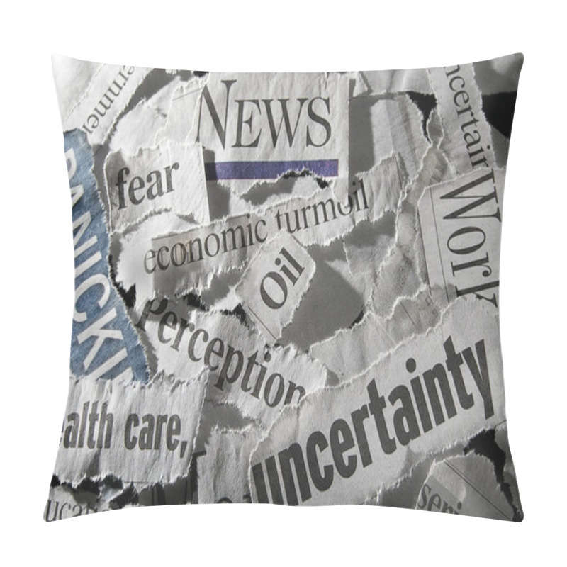 Personality  Newspaper Headlines Pillow Covers