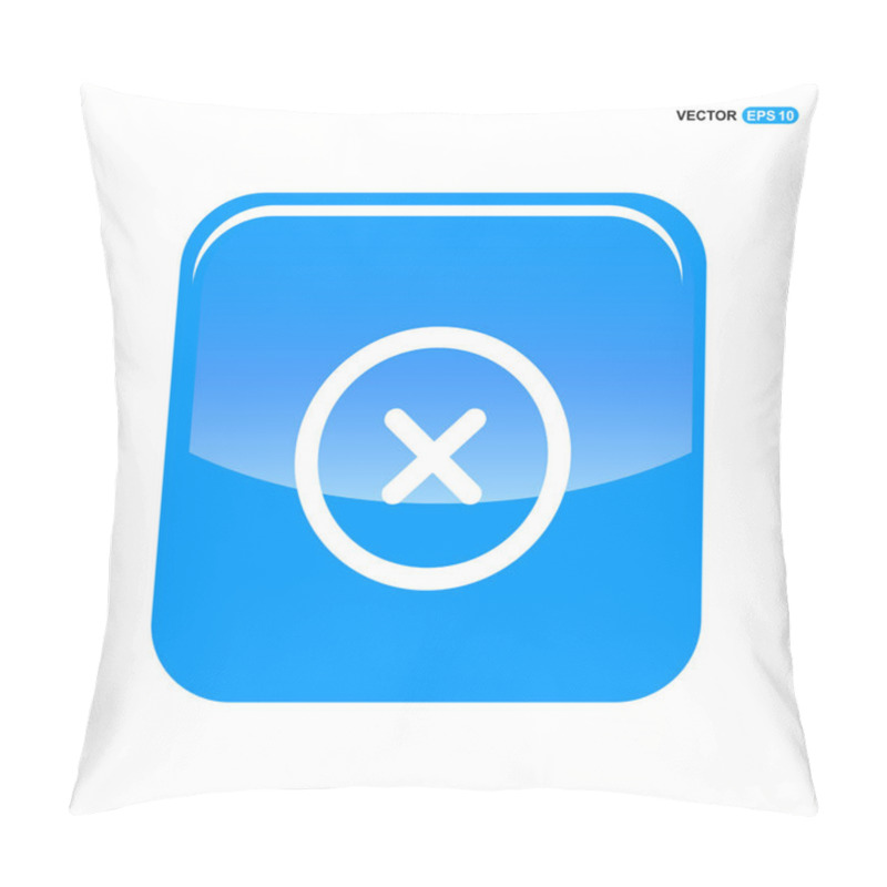 Personality  Delete Cross Icon Pillow Covers