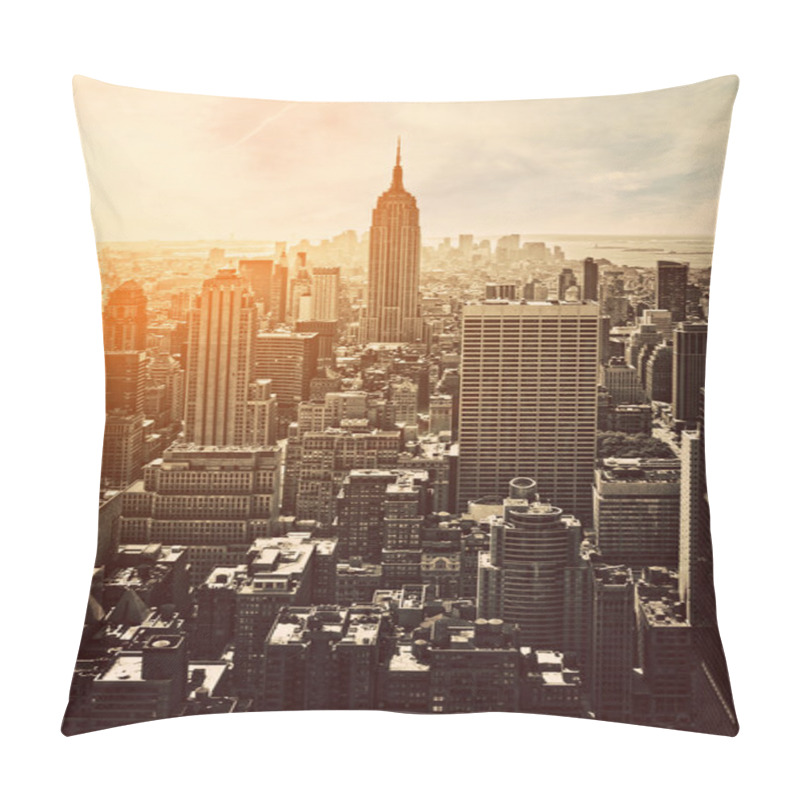 Personality  Sunset In Manhattan Pillow Covers