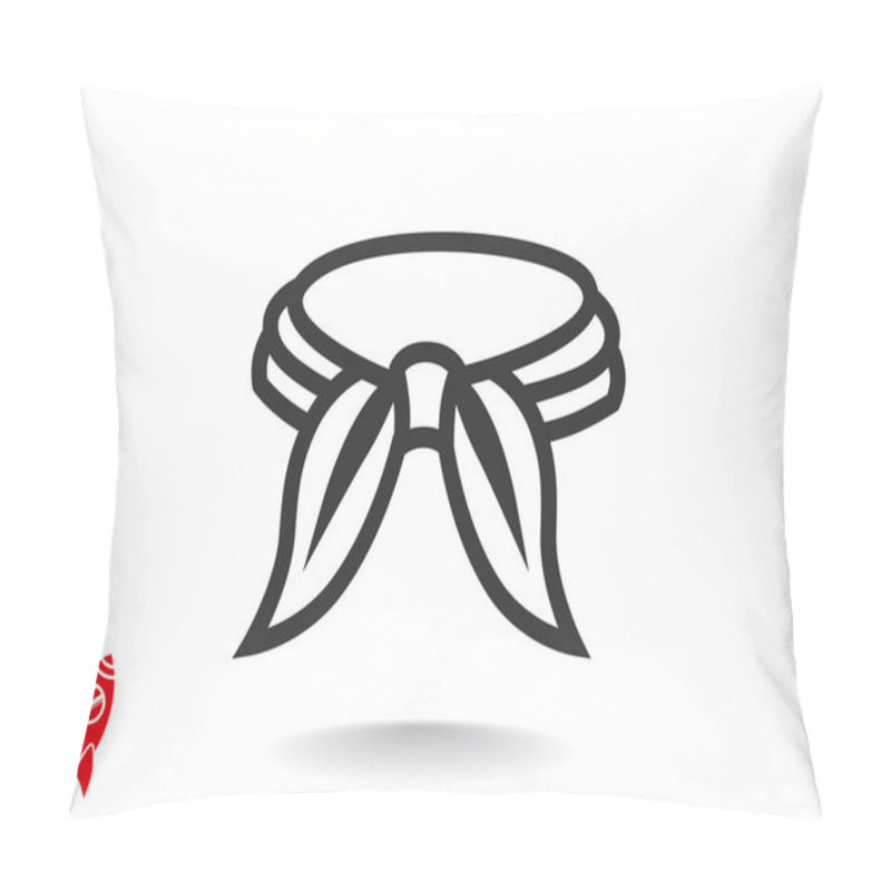 Personality  Cravat Web Icon Pillow Covers