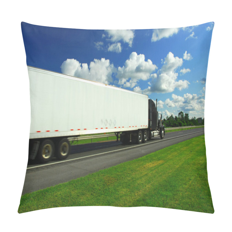 Personality  Fast Moving Truck Pillow Covers