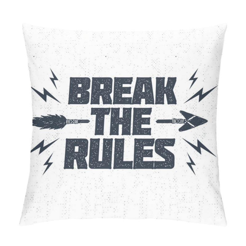 Personality  Hand Drawn Inspirational Label Pillow Covers