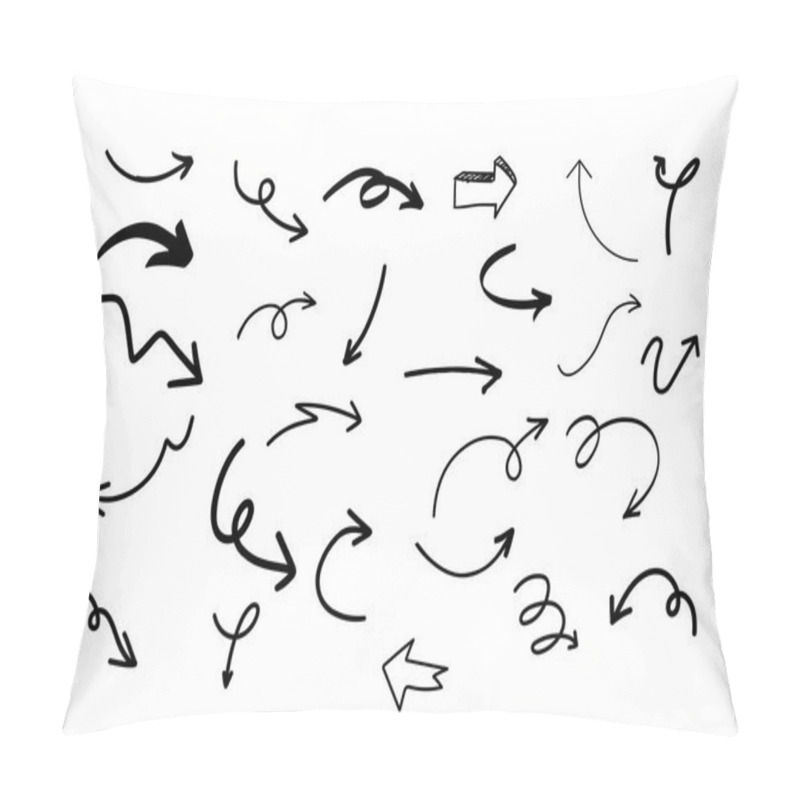 Personality  Set Of Different Pointing Arrows - Arrow Shapes Pillow Covers