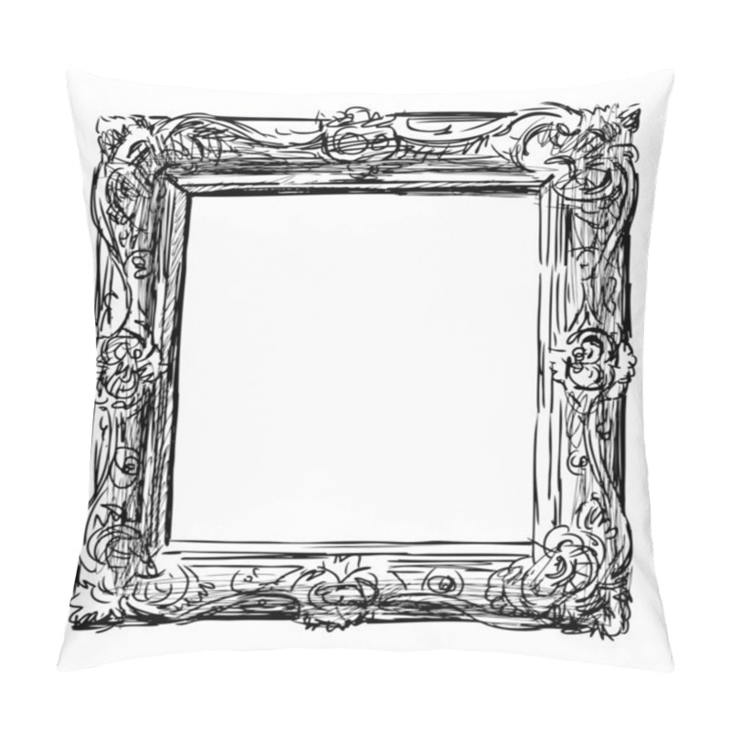 Personality  Antique Ornate Frame Pillow Covers