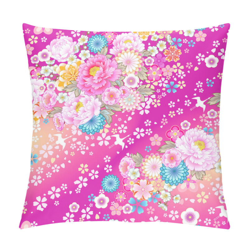 Personality  Seamless Pattern With Floral Motif Pillow Covers