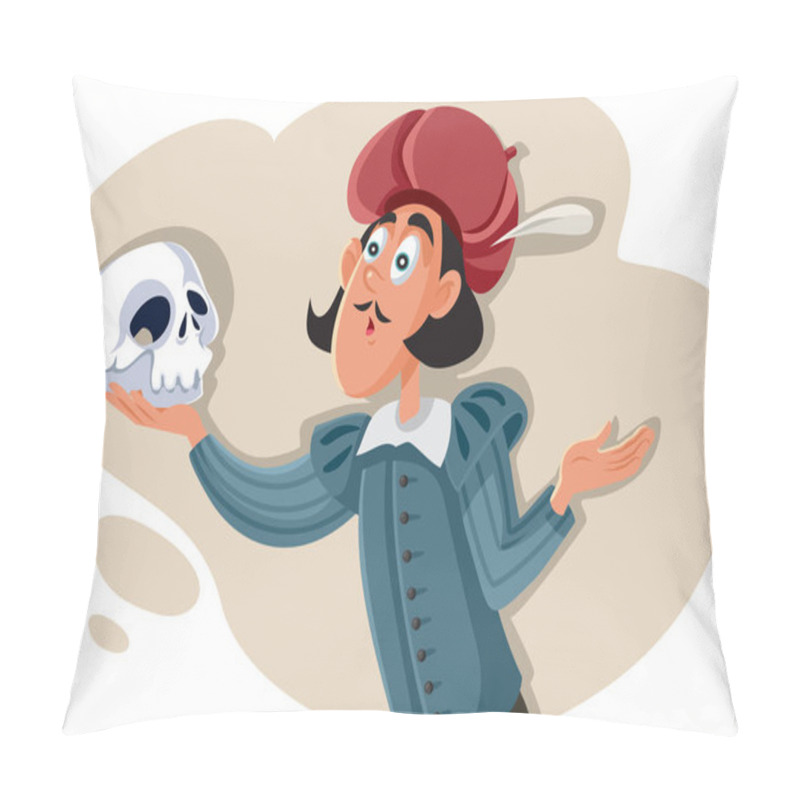 Personality  Hamlet Holding Skull Asking Existential Question Pillow Covers