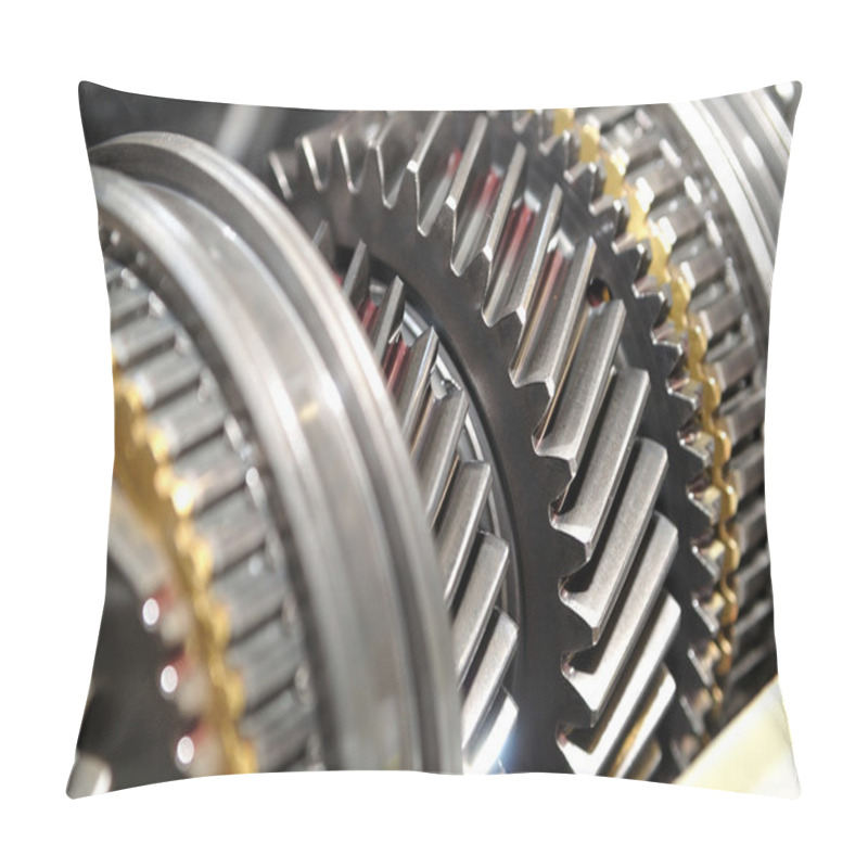 Personality  Gear Box Sprocket. Pillow Covers