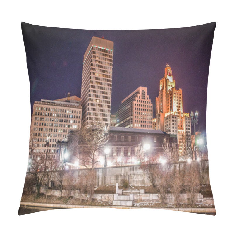 Personality  Evening At Providence During Holiday Season Pillow Covers