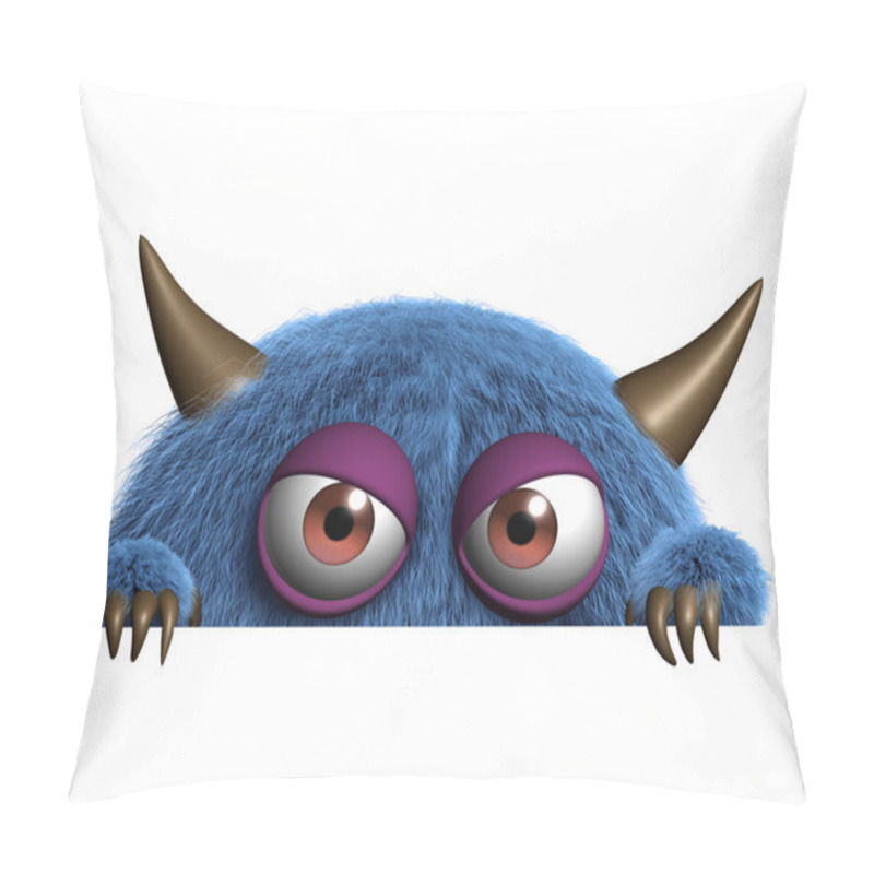 Personality  Cute Furry Alien Pillow Covers