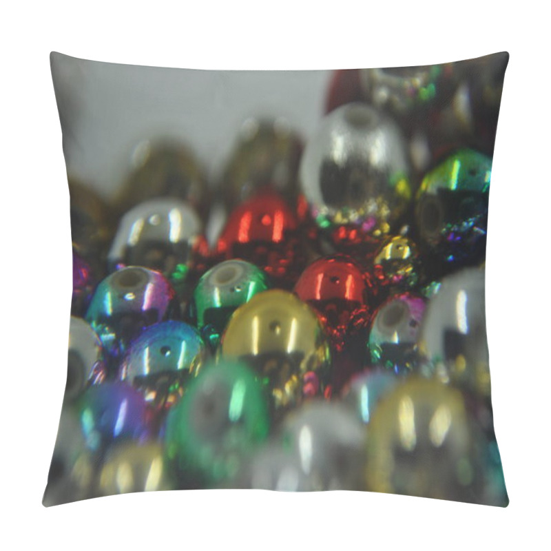 Personality  Crystal Glass Ball With Brilliant Lighting And Luxurious Background Pillow Covers