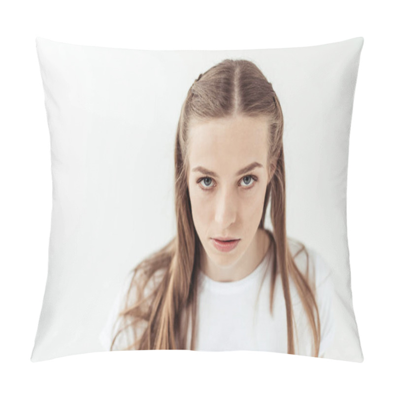 Personality  Angry Woman Pillow Covers