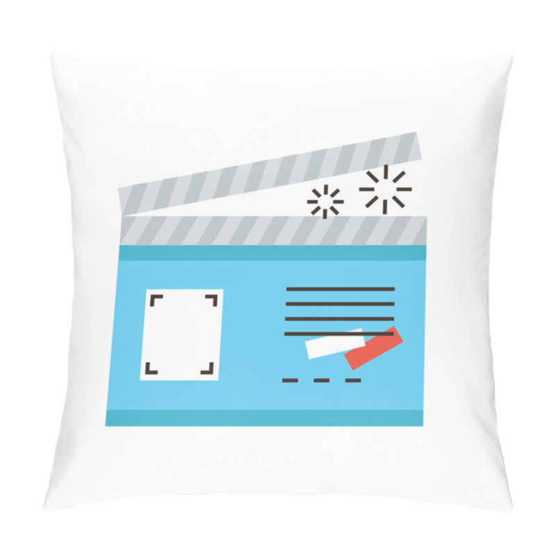 Personality  Cinema Action Icon Pillow Covers