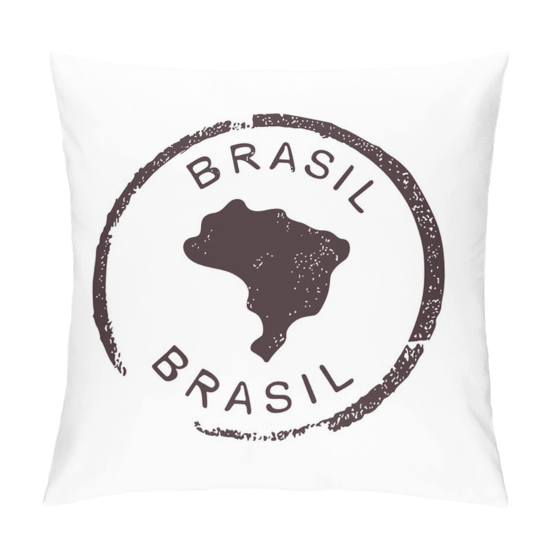 Personality  Brasil Stamp Pillow Covers