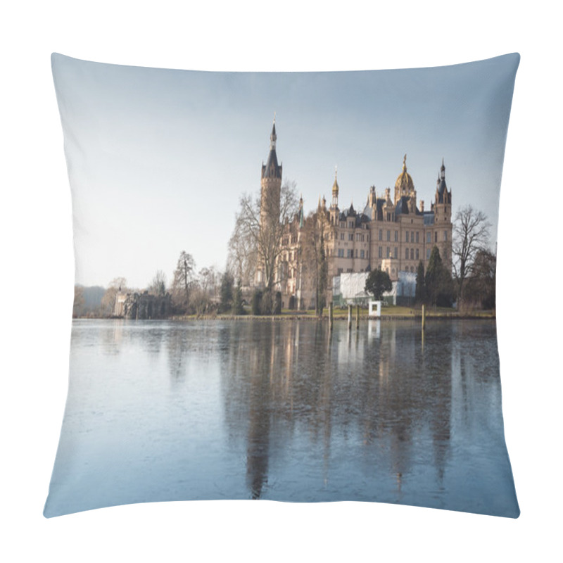 Personality  The Schwerin Castle In Winter Pillow Covers