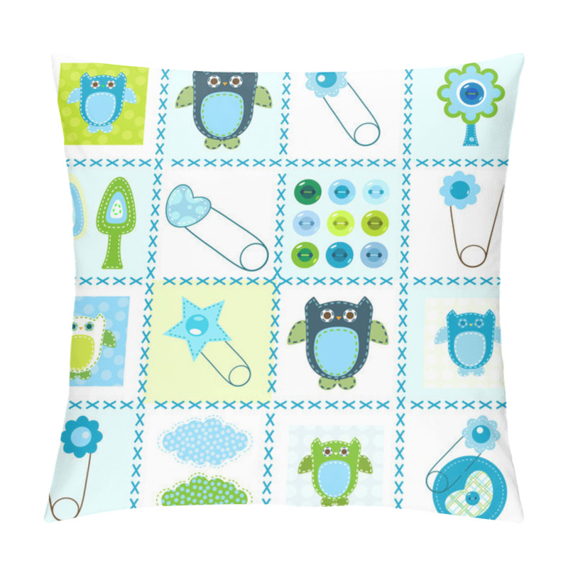 Personality  Baby Background Pillow Covers