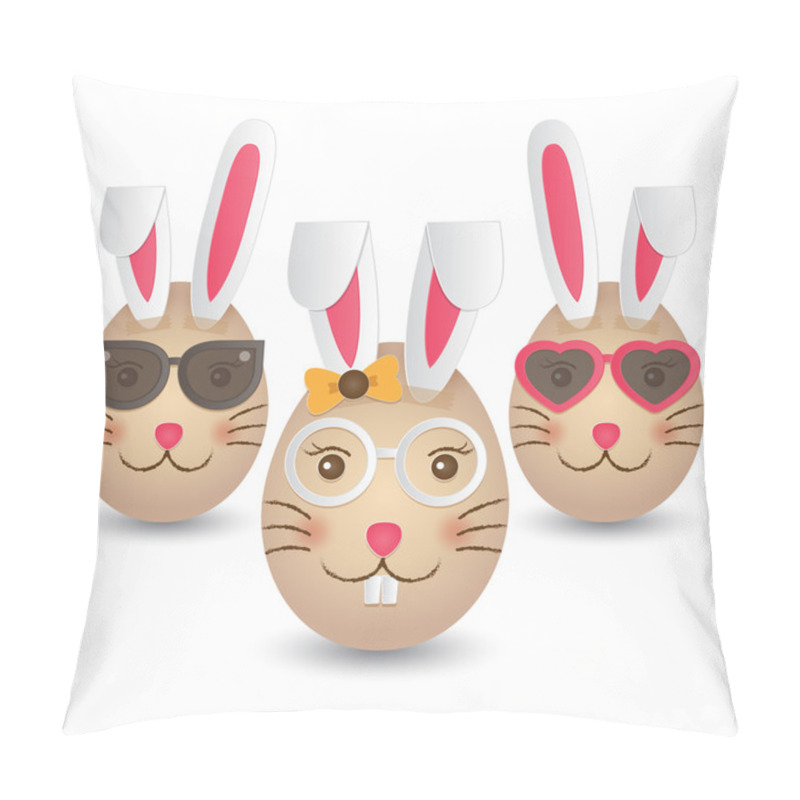 Personality  Happy Easter Eggs Pillow Covers