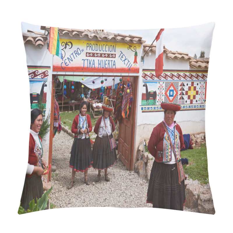 Personality  Center Of Textil Production In Cusco Peru Pillow Covers