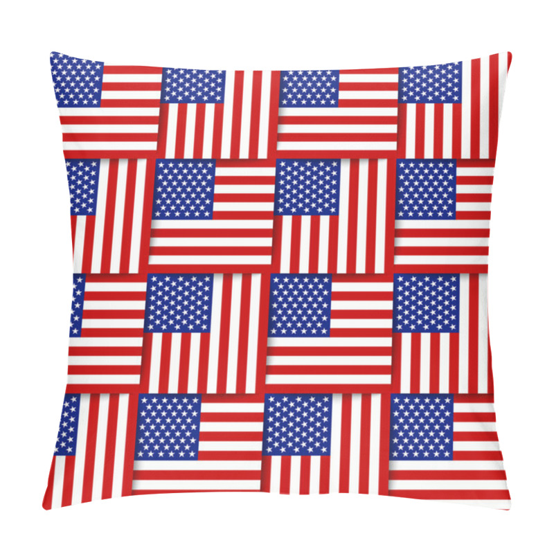 Personality  American Seamless Pattern Pillow Covers