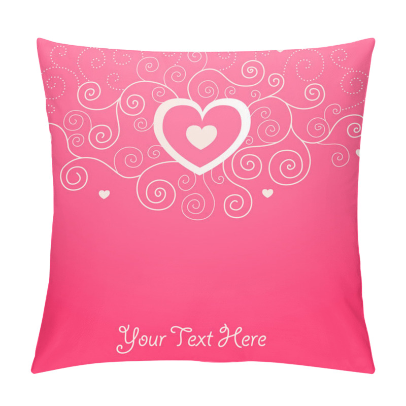 Personality  Cute Valentine Background Pillow Covers