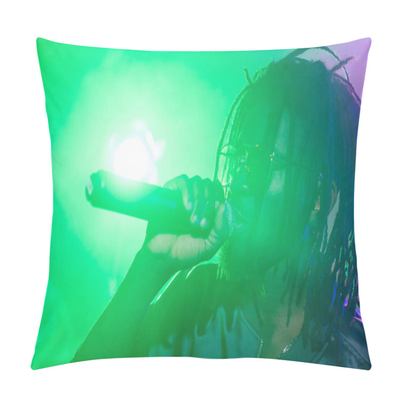 Personality  DJ With Microphone Pillow Covers