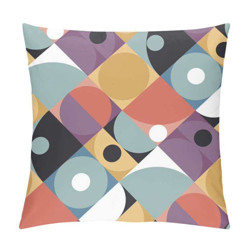 Personality  Geometric Abstract Vector Seamless Pattern Pillow Covers