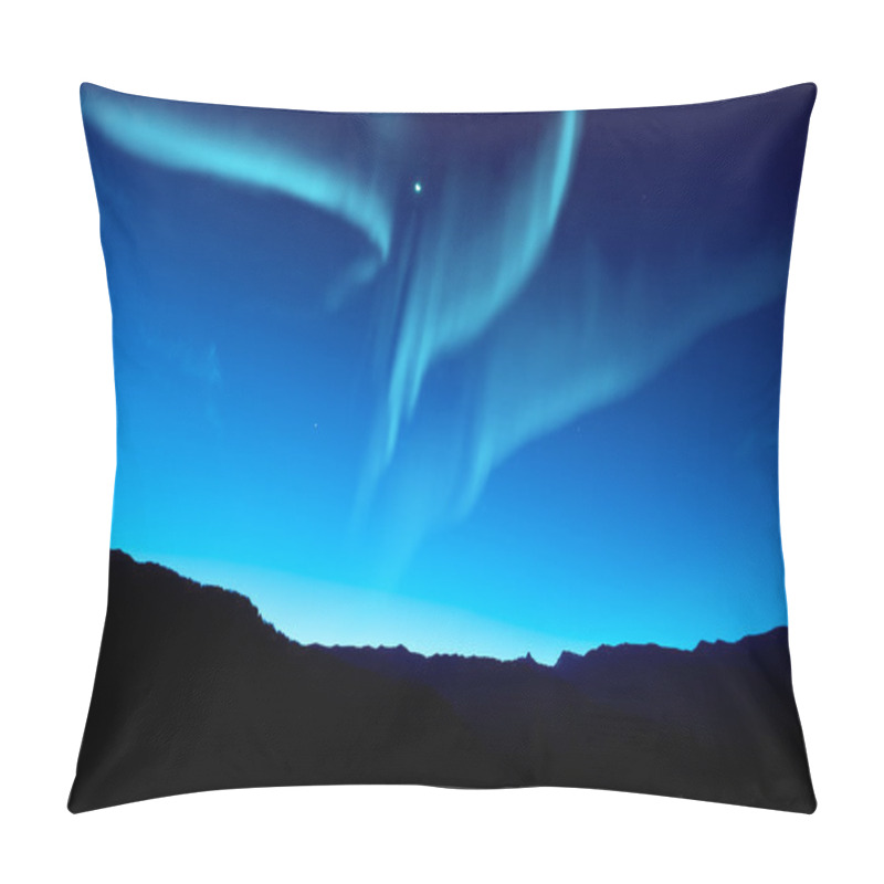 Personality  Northern Lights Over Mountain Pillow Covers