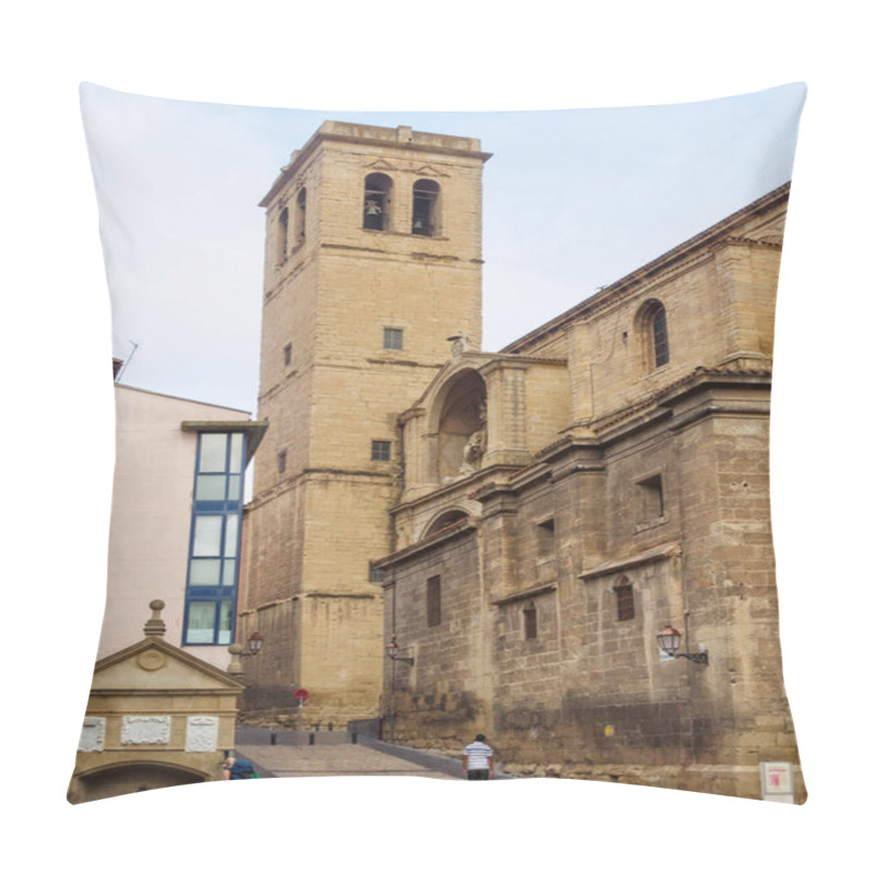 Personality  The History Of The Church (Iglesia) Of Santiago El Real Dates Back To WhenSantiago Supposedly Preached In This Area - Logrono, La Rioja, Spain Pillow Covers