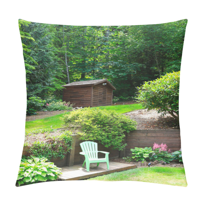 Personality  Beautiful Landscape Design  With Romantic Sitting Area  Pillow Covers