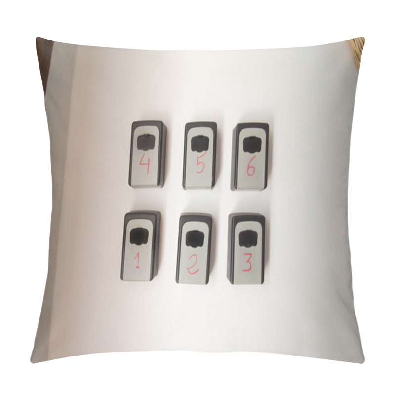 Personality  Wall Mounted Key Safe Boxes For Rural Accomodations. Rural Tourism Concept Pillow Covers