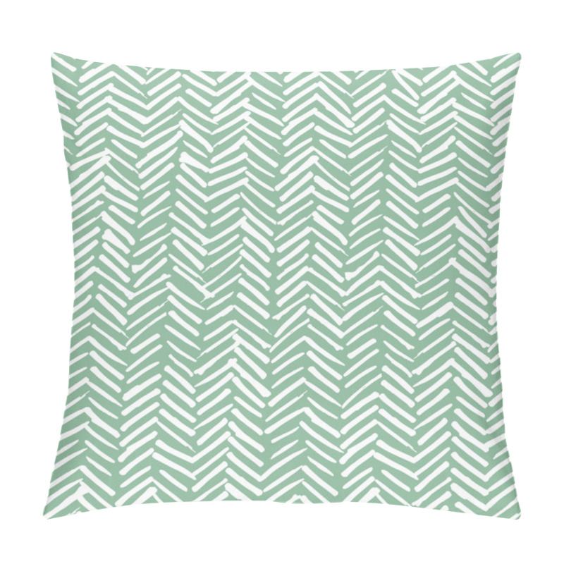 Personality  Smeared Herringbone Seamless Pattern Design Pillow Covers