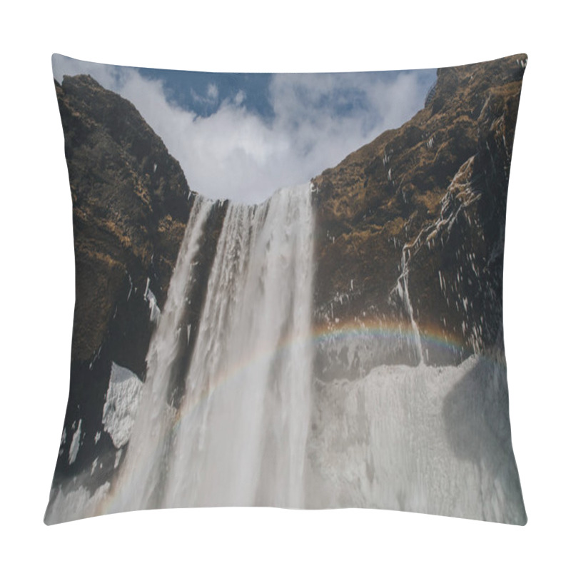 Personality  Rainbow And Waterfall Pillow Covers