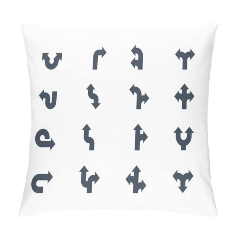 Personality  Arrows And Directional Signs Pillow Covers