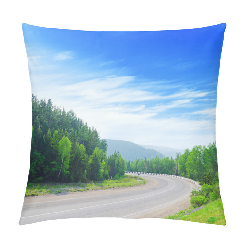 Personality  Mountain Road Pillow Covers