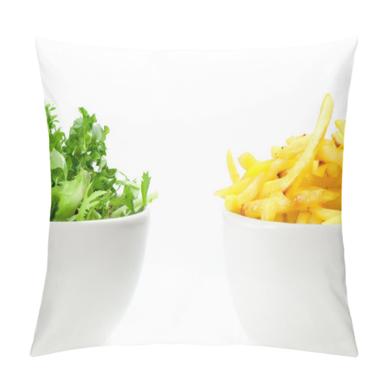 Personality  Healthy Or Unhealthy Food Pillow Covers