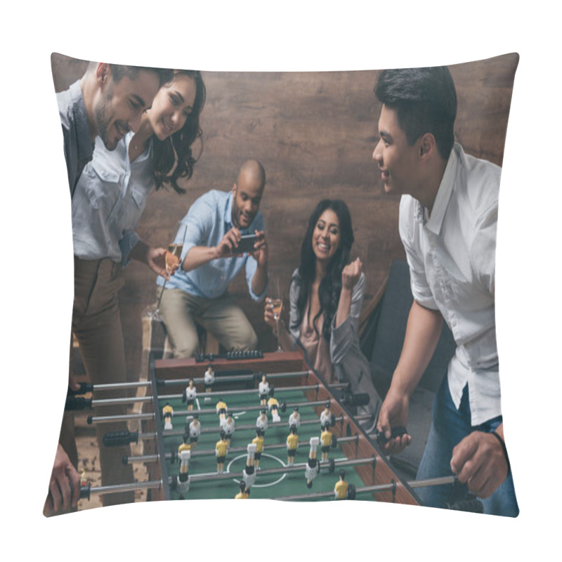 Personality  Friends Playing Foosball   Pillow Covers