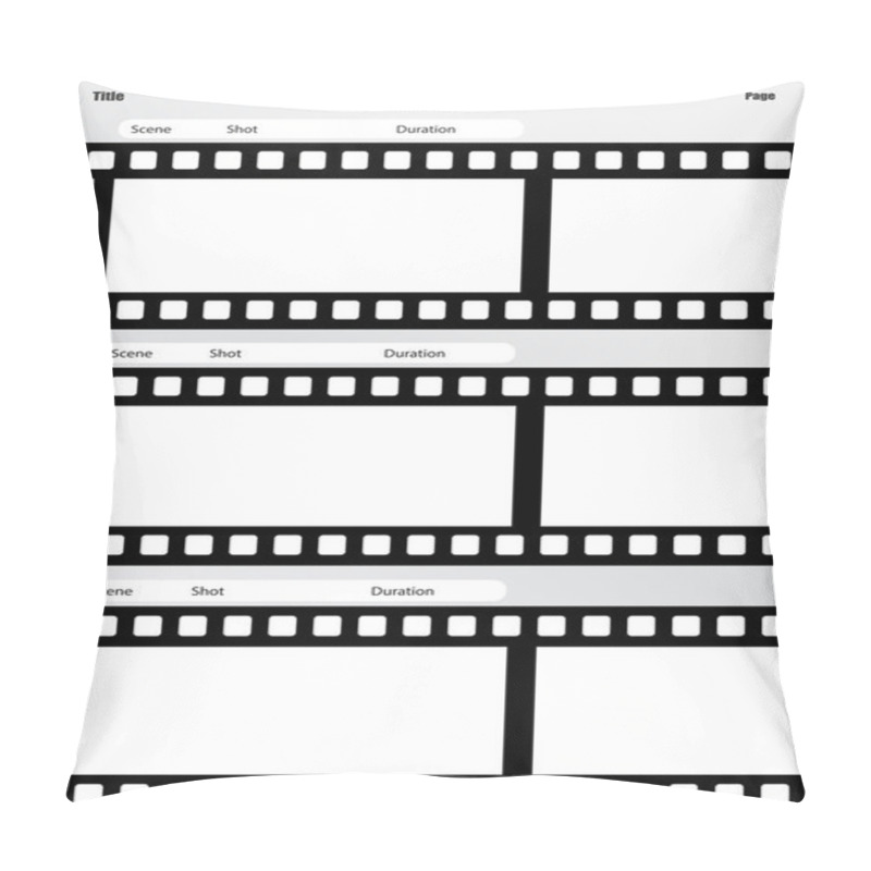 Personality  Storyboard Film Template Vertical Pillow Covers