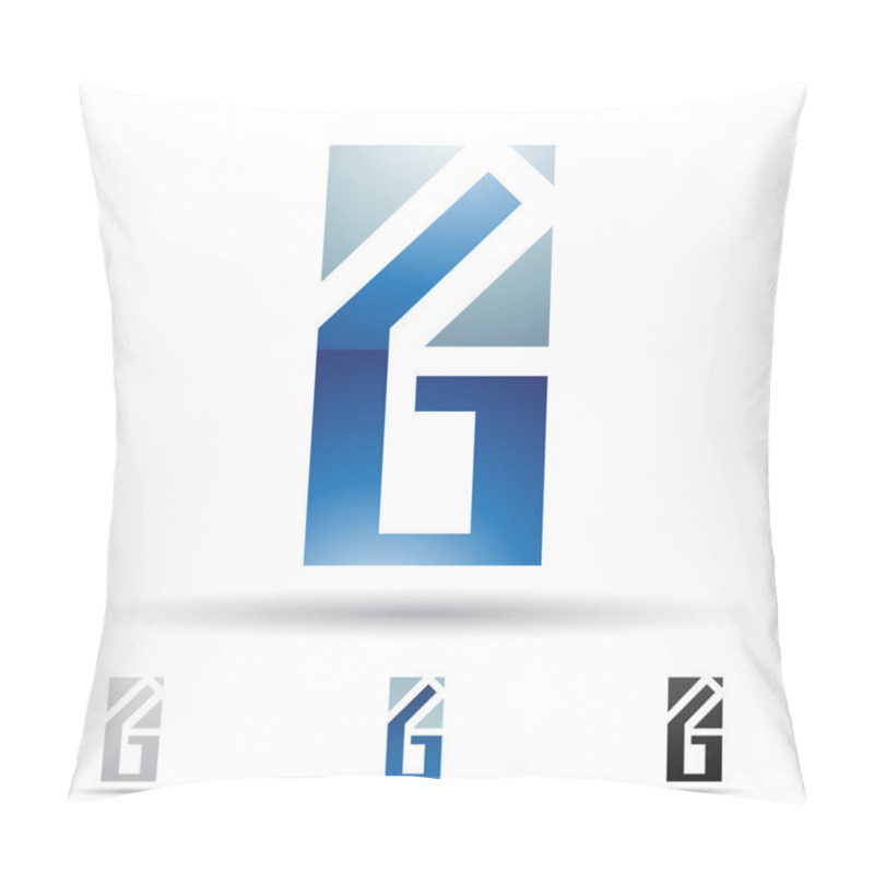 Personality  Abstract Icon For Letter G Pillow Covers