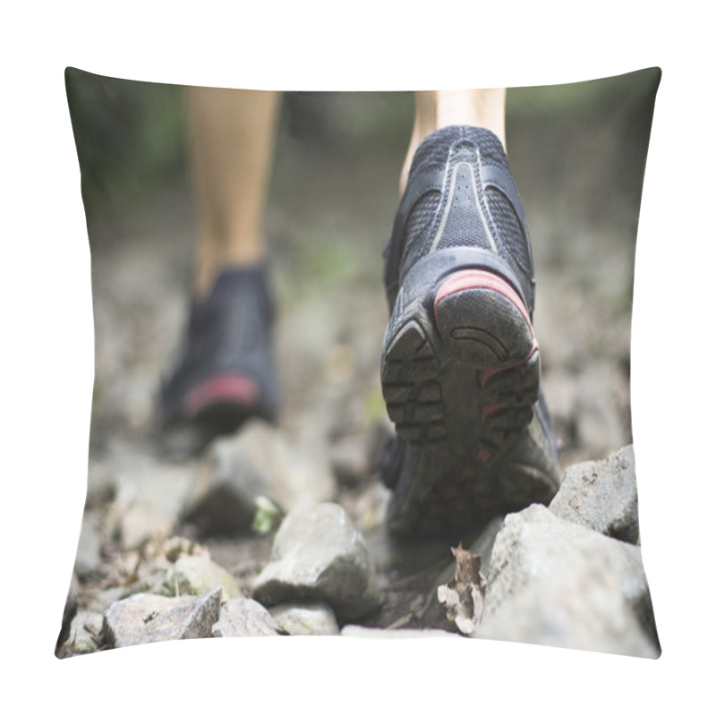 Personality  Trail Walking In Mountains Pillow Covers