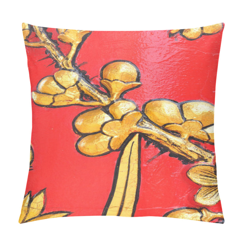 Personality  Flower Chinese Style Paint On Wall Pillow Covers