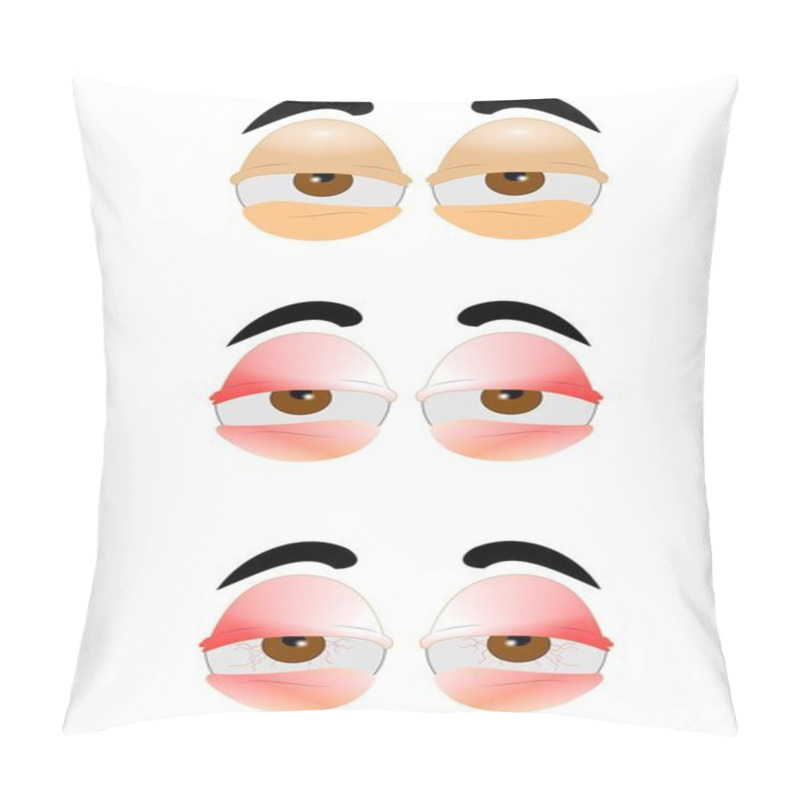 Personality  Tired Eyes Set Pillow Covers