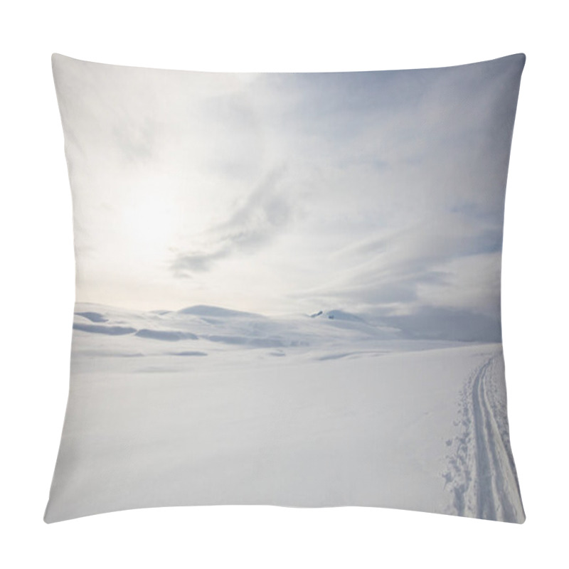 Personality  Winter Landscape In Dovrefjell National Park, South Norway. Pillow Covers